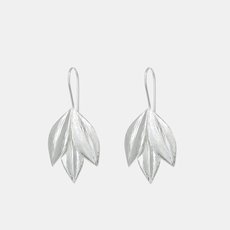 Athena Hook Earrings Silver-jewellery-The Vault