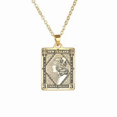 Wahine 1935 Stamp Necklace-jewellery-The Vault