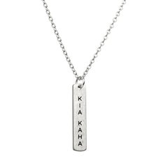Kia Kaha Necklace Silver Plate-jewellery-The Vault