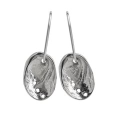 Baby Paua Earrings Silver-jewellery-The Vault