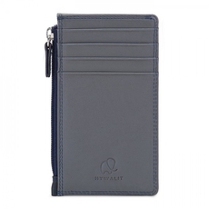 Credit Card Holder with Zip RFID Notte-artists-and-brands-The Vault