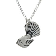 Fantail Pendant Silver-jewellery-The Vault
