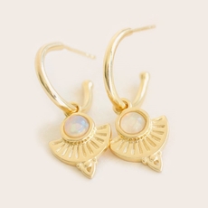 Be The Light Earrings Gold Plate-jewellery-The Vault