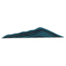 Kapiti Island Wall Art Small Turquoise-artists-and-brands-The Vault