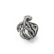 Octopus Ring Silver-jewellery-The Vault