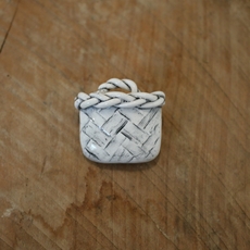 Kete Brooch White-jewellery-The Vault