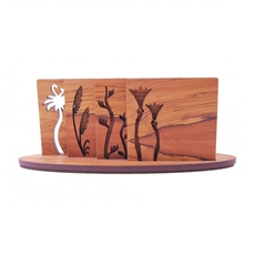 Rimu Icon Coasters w Stand NZ Flora-artists-and-brands-The Vault