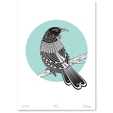 Tui Limited Edition Print A4-artists-and-brands-The Vault