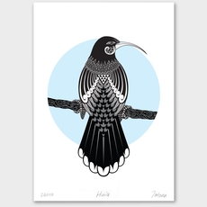 Huia Limited Edition Print A3-artists-and-brands-The Vault