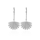 Fan Tail Earrings Silver