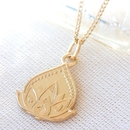 New Beginnings Necklace Gold Plate