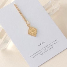 Luck Necklace Gold Plate-jewellery-The Vault