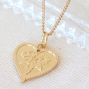 Love Necklace Gold Plate