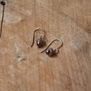 Acorn Earrings Rose Vermeil 