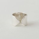 Arrow Ring Wide Silver