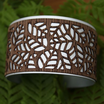 Laser Veneer Cuff Leaf