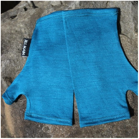 Merino Mitts Short Teal