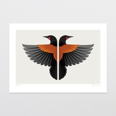 Two Tieke A4 Print-artists-and-brands-The Vault