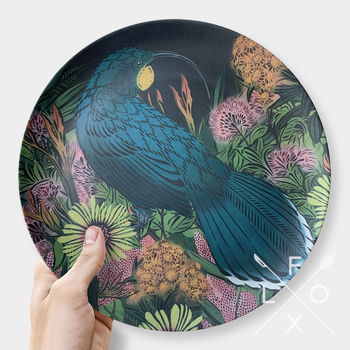 Bamboo Plate Huia Aubergine 