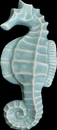 Wall Icon Sea Horse Turquoise Green