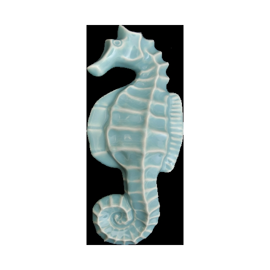 Wall Icon Sea Horse Turquoise Green