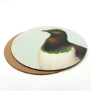 Cork Backed Placemat Single Kereru Green