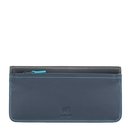 Simple Flapover Wallet Purse Black Pace