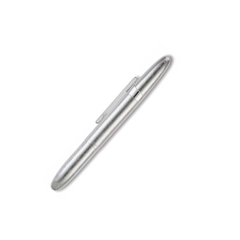 Fisher Bullet Pen Brushed Chrome with Clip