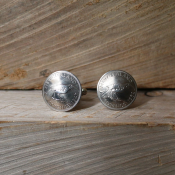 Sixpence Cufflinks Silver