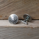 Ten Cent Cufflinks Silver Plate