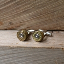 Bullet Head Cufflinks Mixed Metal