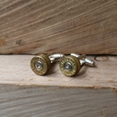 Bullet Head Cufflinks Mixed Metal