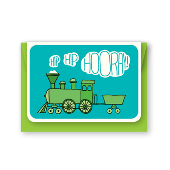 Hip Hip Hooray! Train Card