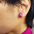 Alum Kowhai Koru Studs Loganberry