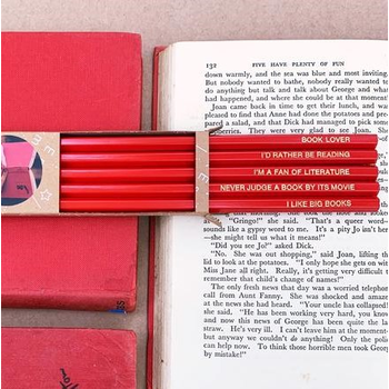 Book Lover’s Pencil Pack of 5 Boxed