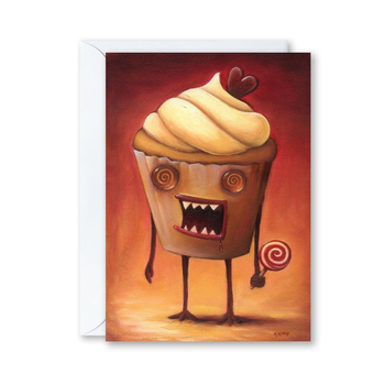 Zombie Cupcake Card