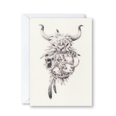 Teef Feathers and Skullz Card-cards-The Vault