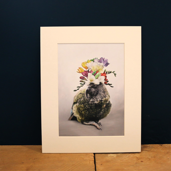 Matted Print Freesia Kahlo