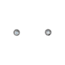 Interwoven Pearl Portal Studs Silver