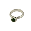 Blossom Ring Pounamu Stg Silver