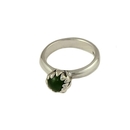 Blossom Ring Pounamu Silver