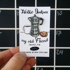 Coffee Pot Enamel Pin-jewellery-The Vault