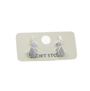 Funky Play Earrings Mr Rabbit Silver