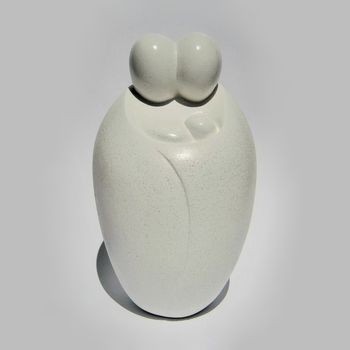 White Marble Sculpture Family