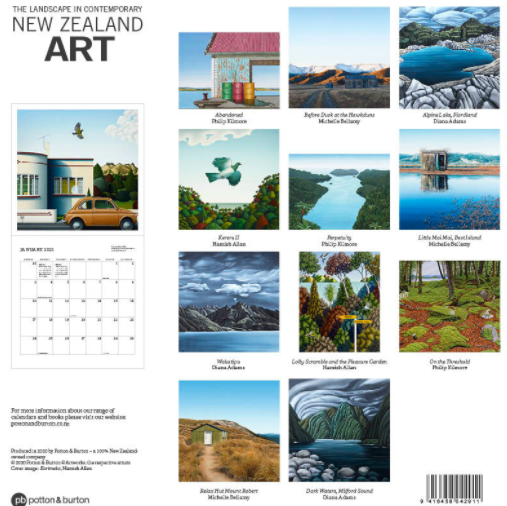Contemporary Nz Art Calendar 2021 Nz dunedin calendar 2021