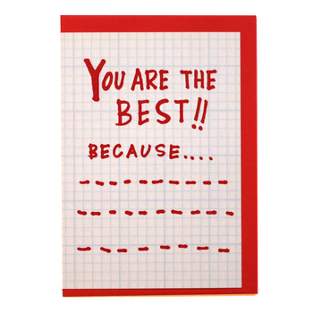 You are the Best Card