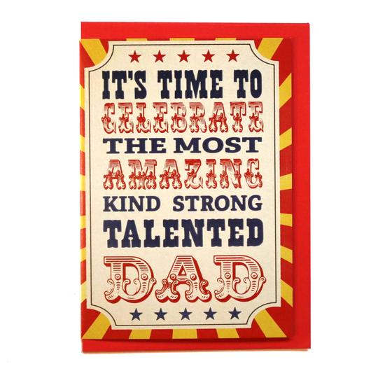 Circus Dad Card