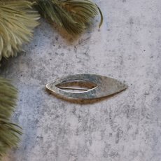 Abstract Leaf Brooch Silver-jewellery-The Vault