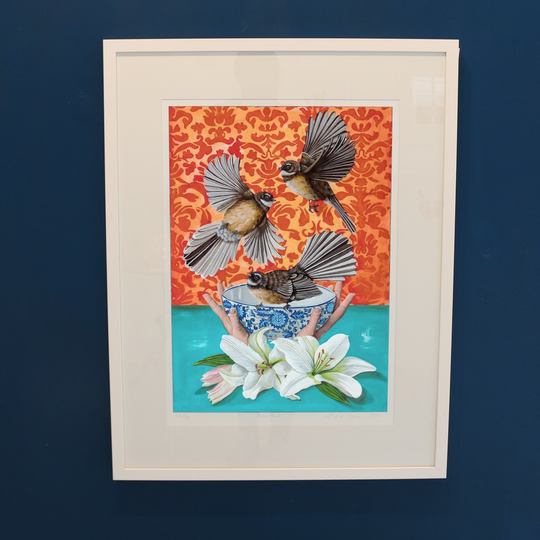 With Love A3 Framed Print