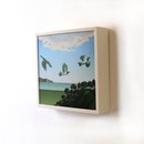 Swoop Box Frame White